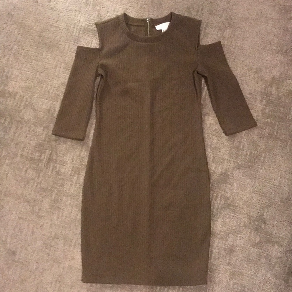 Olive green dress